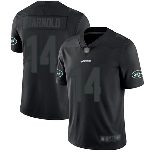 New York Jets Limited Black Men Sam Darnold Jersey NFL Football #14 Rush Impact